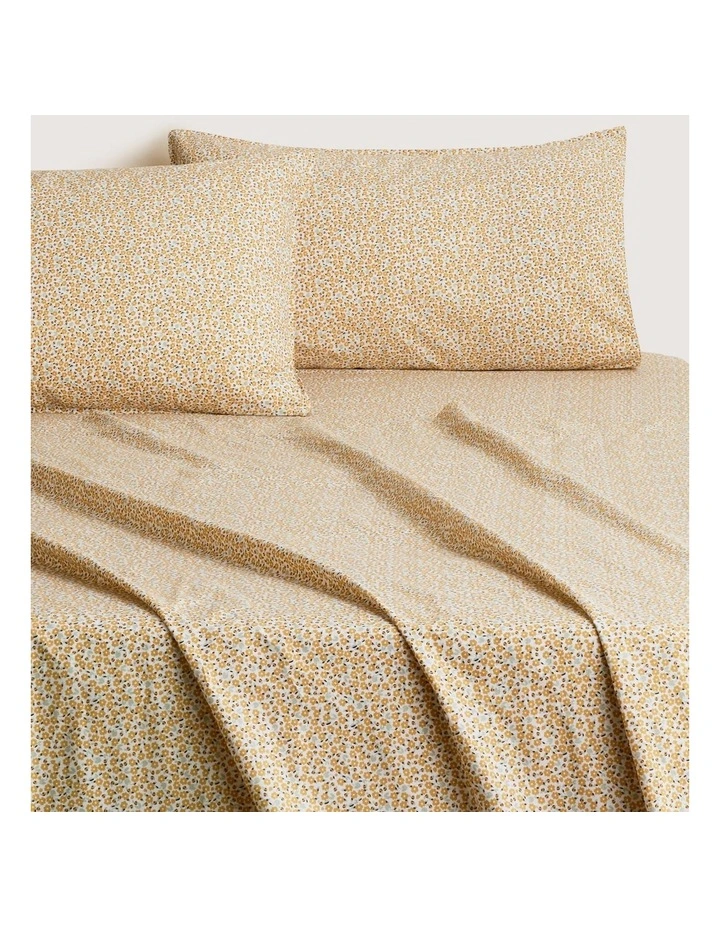 Sommerby Sheet Set in Ochre image 1