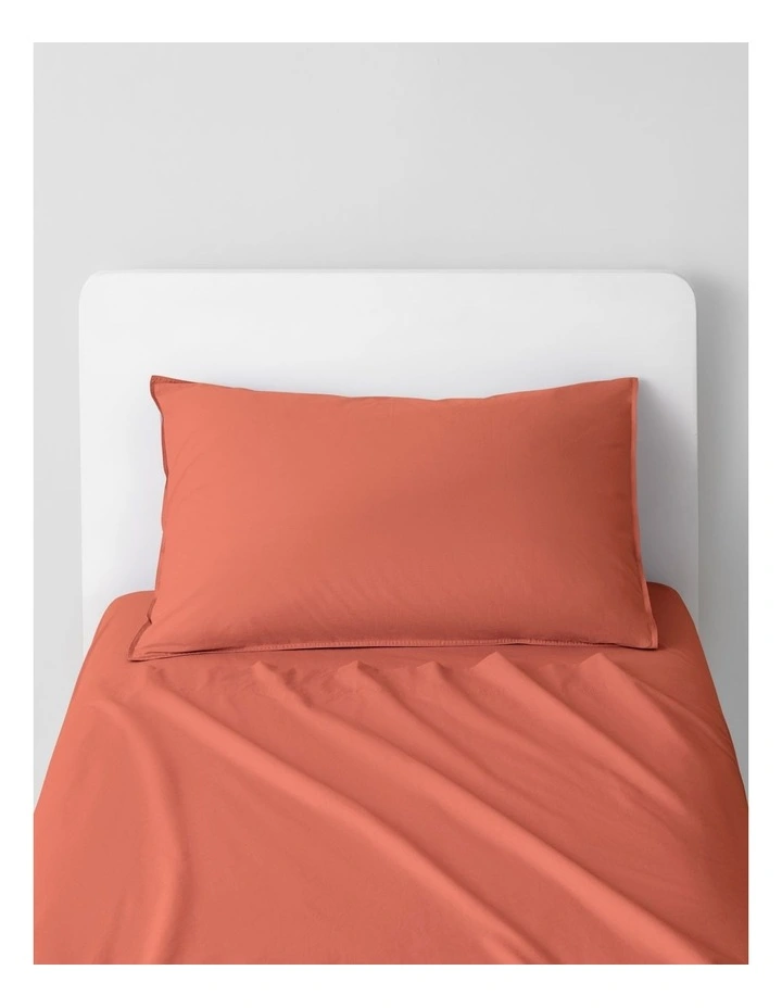 Bayley Washed Percale Sheet Set in Relish image 5