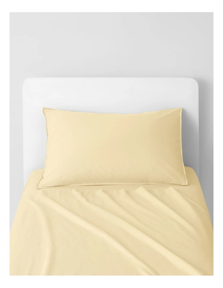 Bayley Washed Percale Sheet Set in Brulee image 5