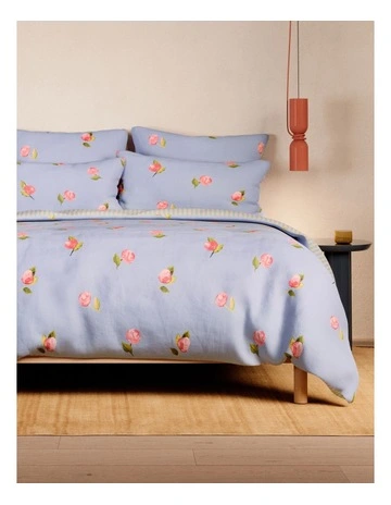 Emmery Quilt Cover Set in Lilac Haze