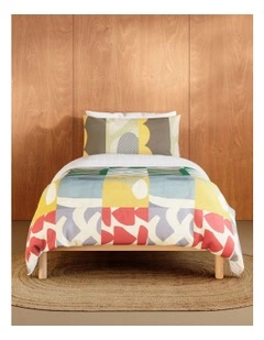 Falco Quilt Cover Set in Multi