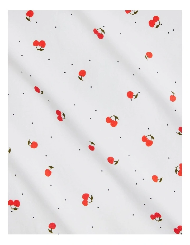 Frutti Fitted Sheet Set in Red Soda image 2