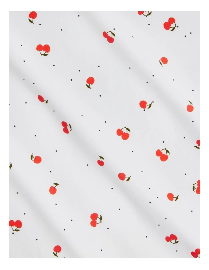 Frutti Fitted Sheet Set in Red Soda image 2