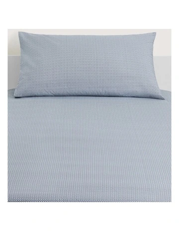 Lockie Fitted Sheet Set in Atlantic
