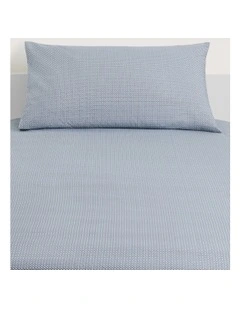 Lockie Fitted Sheet Set in Atlantic