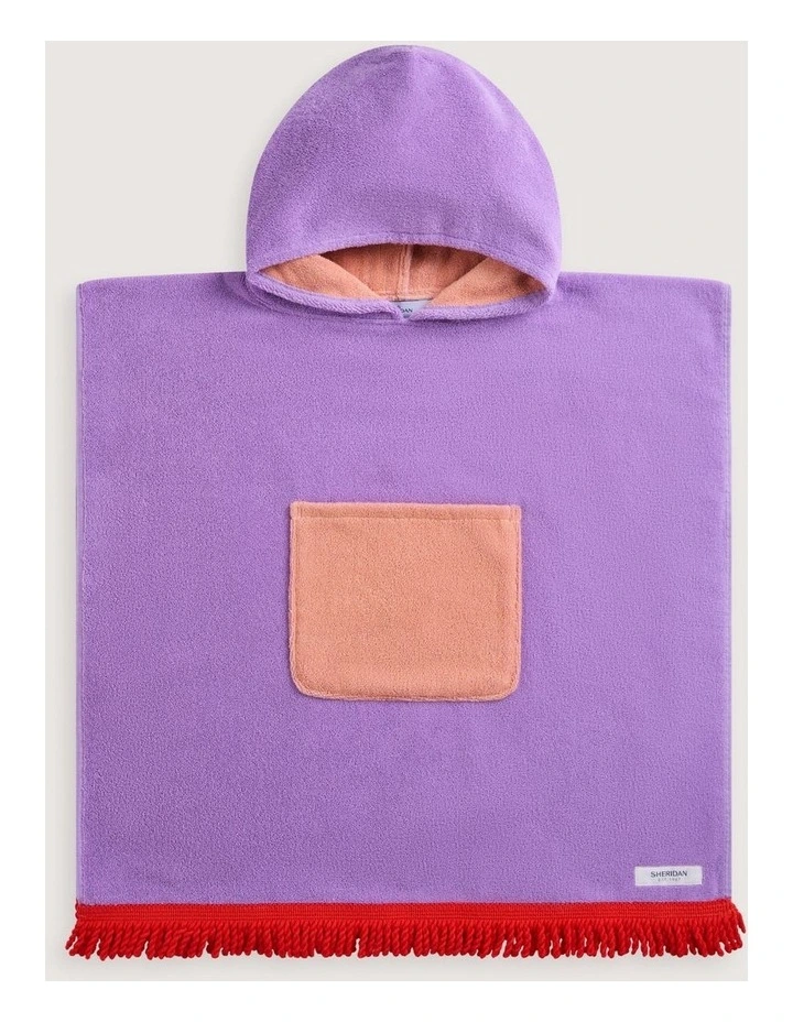 Ripple Beach Poncho in Sweet Lilac image 1