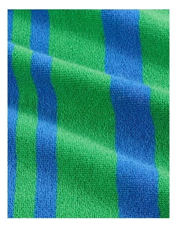Wavelet Beach Towel in Pea