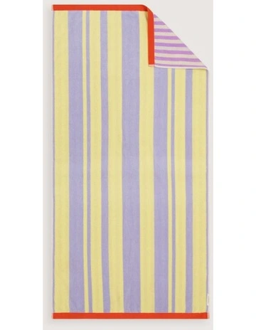 Wavelet Beach Towel in Sweet Lilac