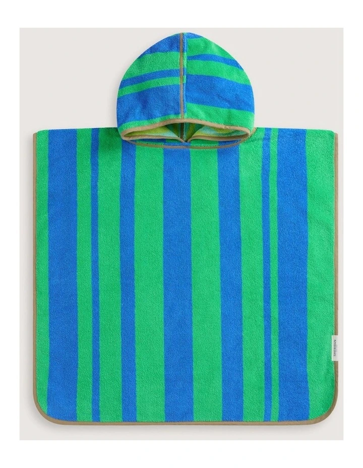 Wavelet Poncho in Pea image 1
