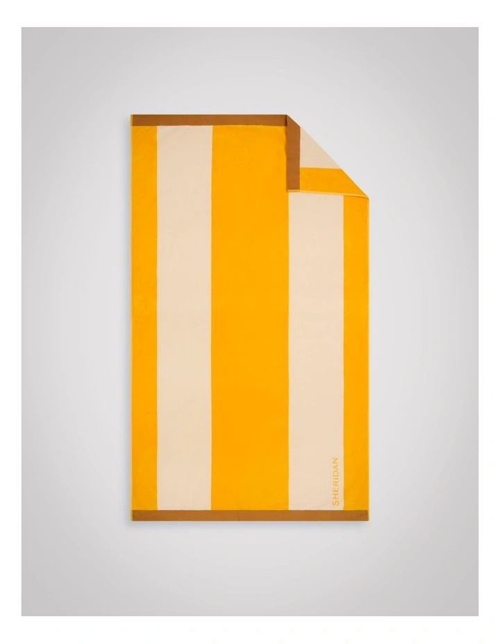Apolle Beach Towel in Yellow image 1