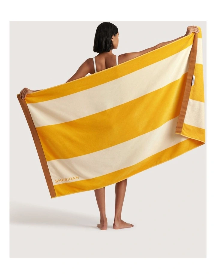 Apolle Beach Towel in Yellow image 1