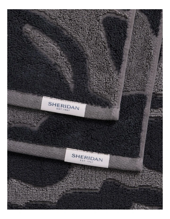 Bofleur Towel Collection in Graphite image 2