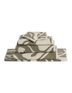 Bofleur Towel Collection in Limestone