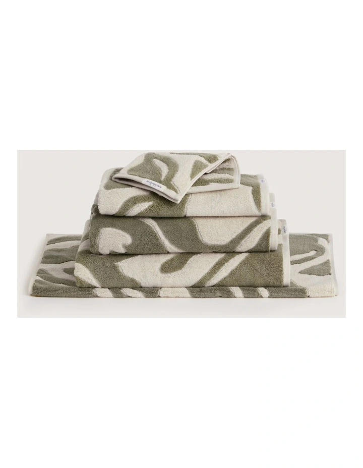 Bofleur Towel Collection in Limestone image 1