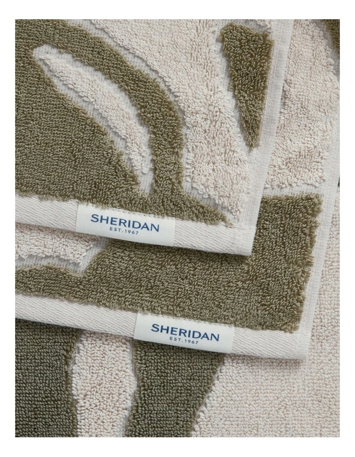 Bofleur Towel Collection in Limestone image 2