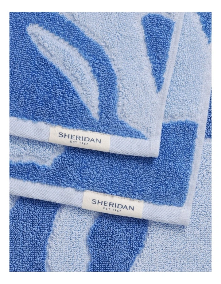 Bofleur Towel Collection in Skylight image 2