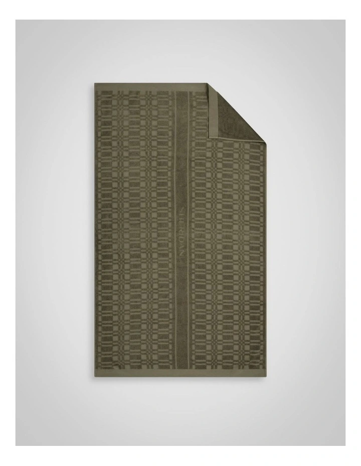 Checker Logo Beach Towel in Thyme image 1