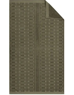 Checker Logo Beach Towel in Thyme