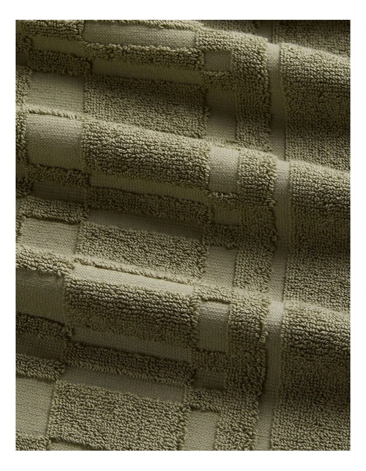 Checker Logo Beach Towel in Thyme image 3