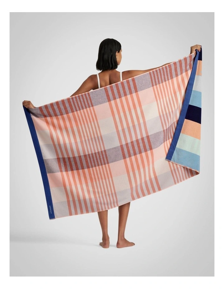 Elmore Beach Towel in French Navy image 2