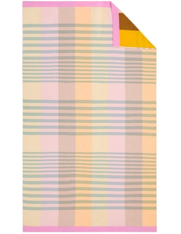 Elmore Beach Towel in Lemoncello image 1