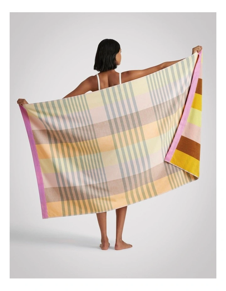 Elmore Beach Towel in Lemoncello image 2