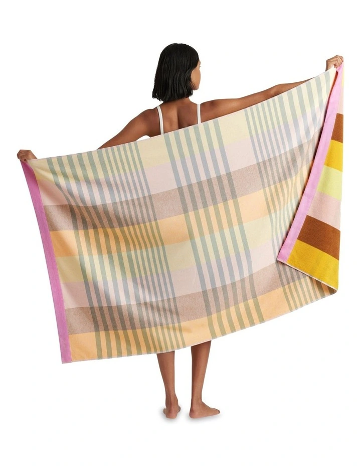 Elmore Beach Towel in Lemoncello image 2