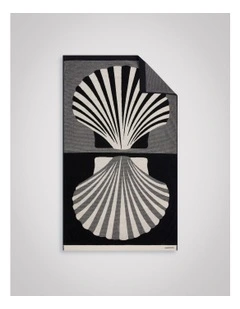 Sereni Beach Towel in Ebony