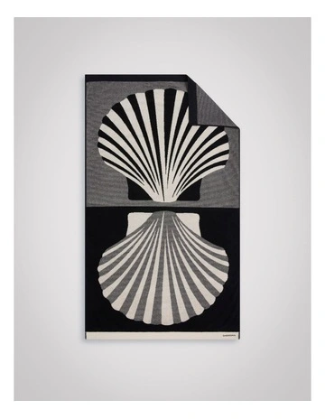 Sereni Beach Towel in Ebony