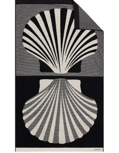 Sereni Beach Towel in Ebony