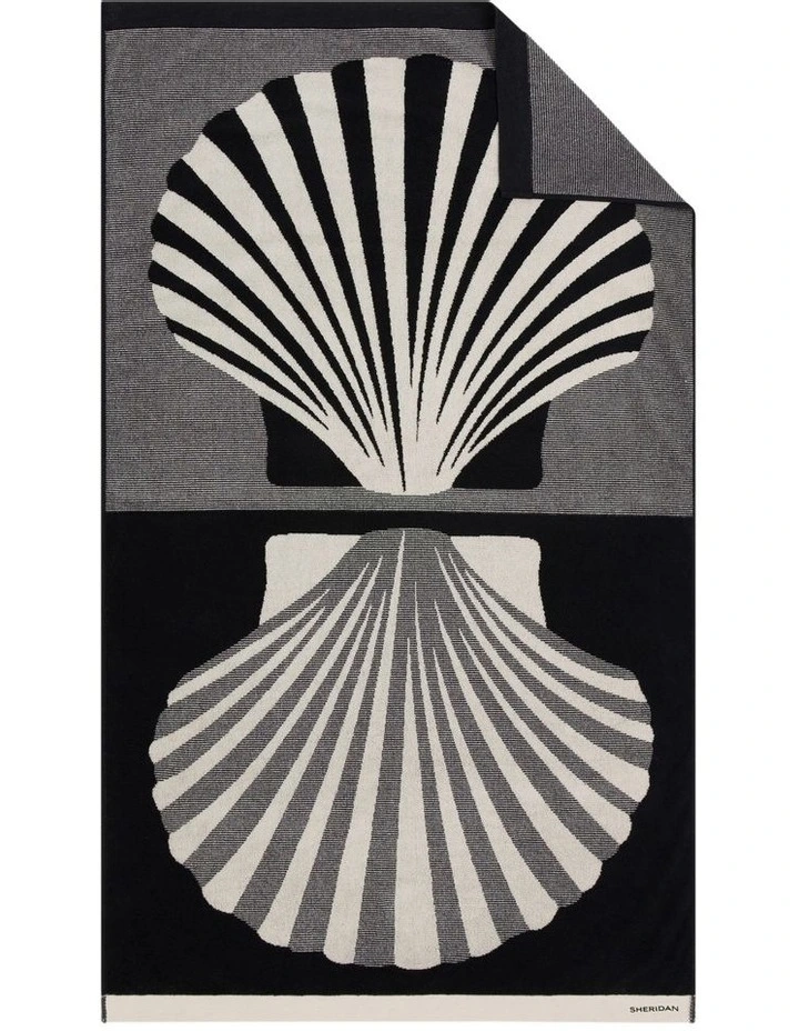 Sereni Beach Towel in Ebony image 1