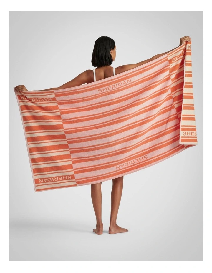 Solaya Logo Beach Towel in Nectar image 2