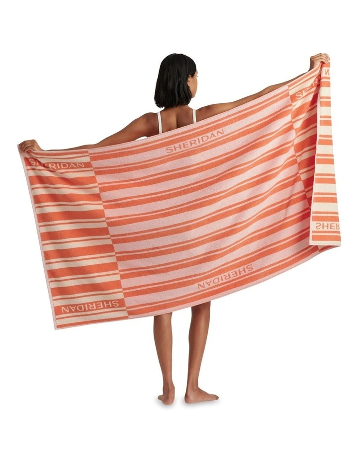 Solaya Logo Beach Towel in Nectar image 2