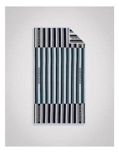 Solaya Logo Beach Towel in Polar Blue