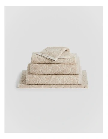 Ultimate Indulgence Deco Towel Collection in Limestone