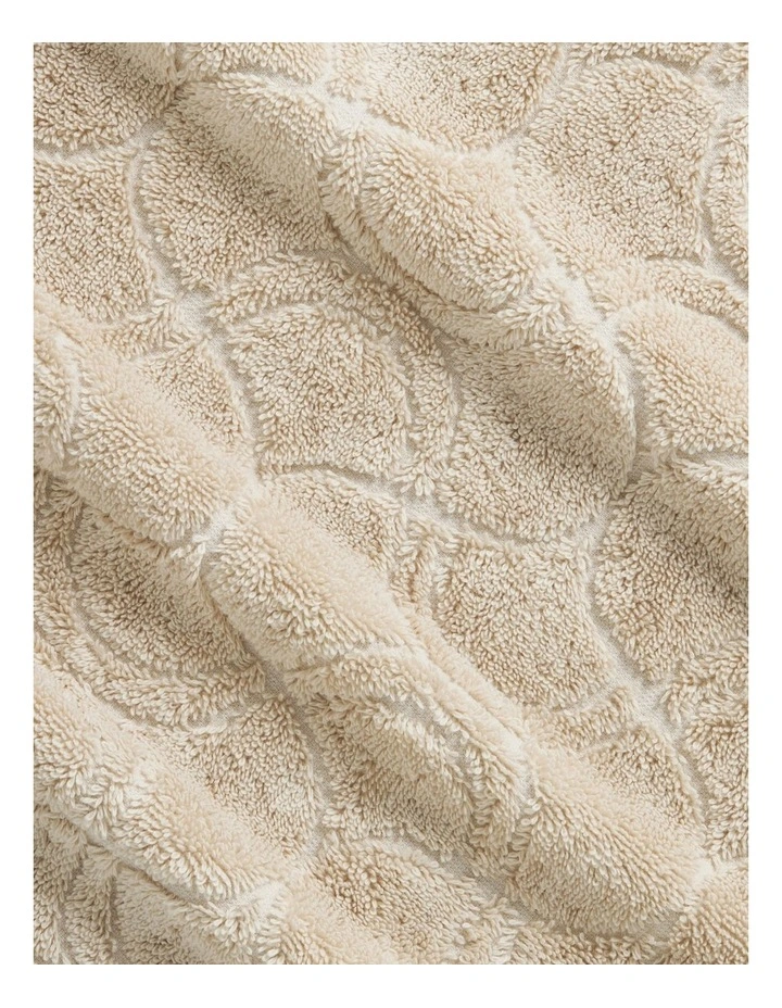 Ultimate Indulgence Deco Towel Collection in Limestone image 2