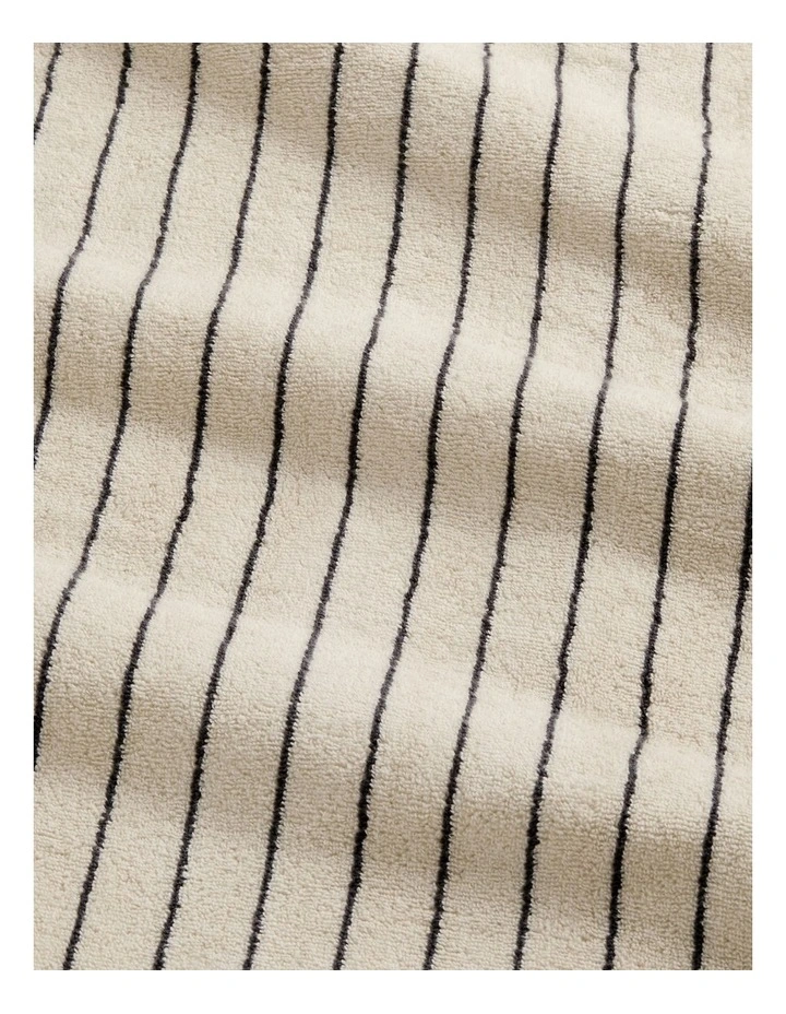 Aven Stripe Robe in Limestone image 5