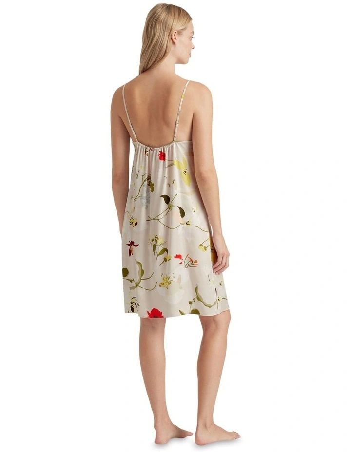 La Soie Slip Dress in Multi image 2