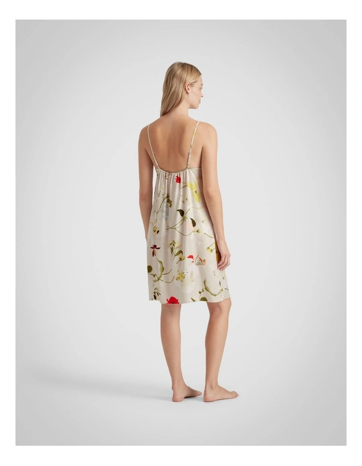 La Soie Slip Dress in Multi image 2