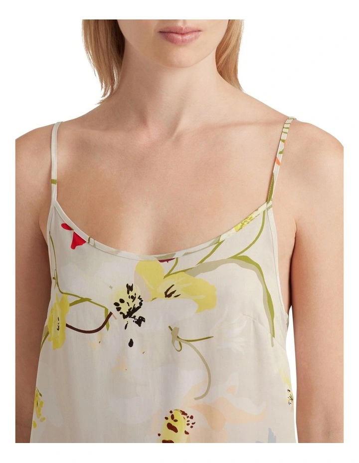 La Soie Slip Dress in Multi image 3