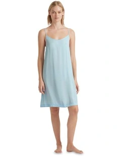 La Soie Slip Dress in Poolside