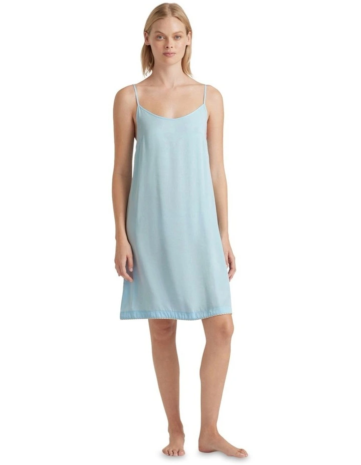 La Soie Slip Dress in Poolside image 1
