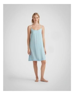 La Soie Slip Dress in Poolside