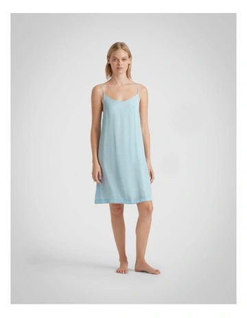 La Soie Slip Dress in Poolside