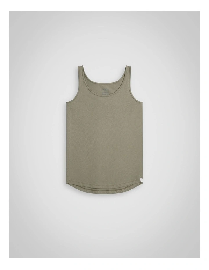 Luna Tank in Thyme image 3