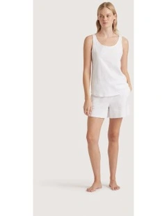 Luna Tank in White