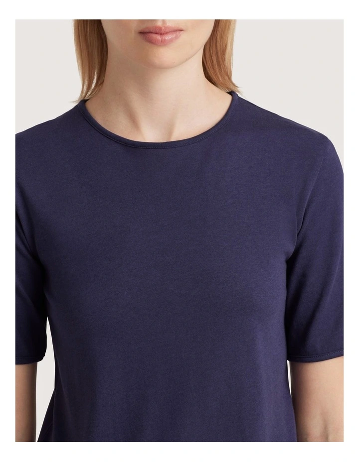 Realm T-Shirt in French Navy image 3