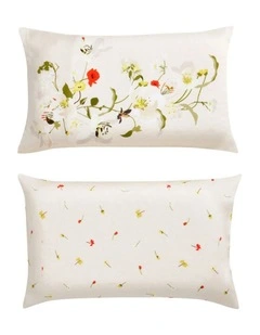Travel Pillowcase Pair 2 Pack in Meringue