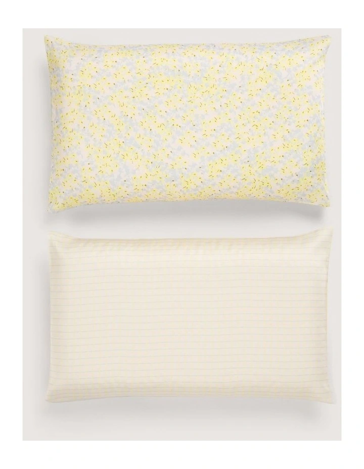 Travel Pillowcase Pair 2 Pack in Milk Tea image 1