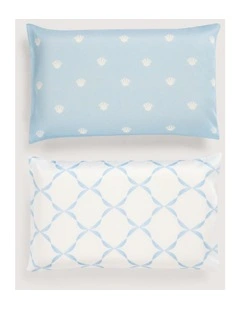 Travel Pillowcase Pair 2 Pack in Poolside